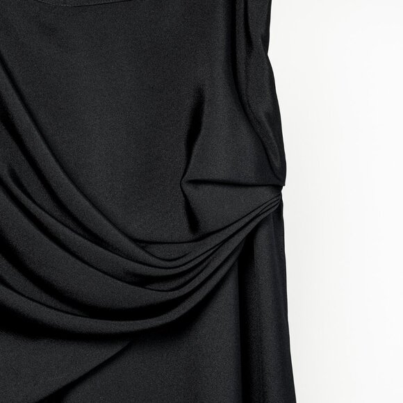 Gianni Versace Vintage Asymmetrical Draped Silk Pant - Picture 5 of 9